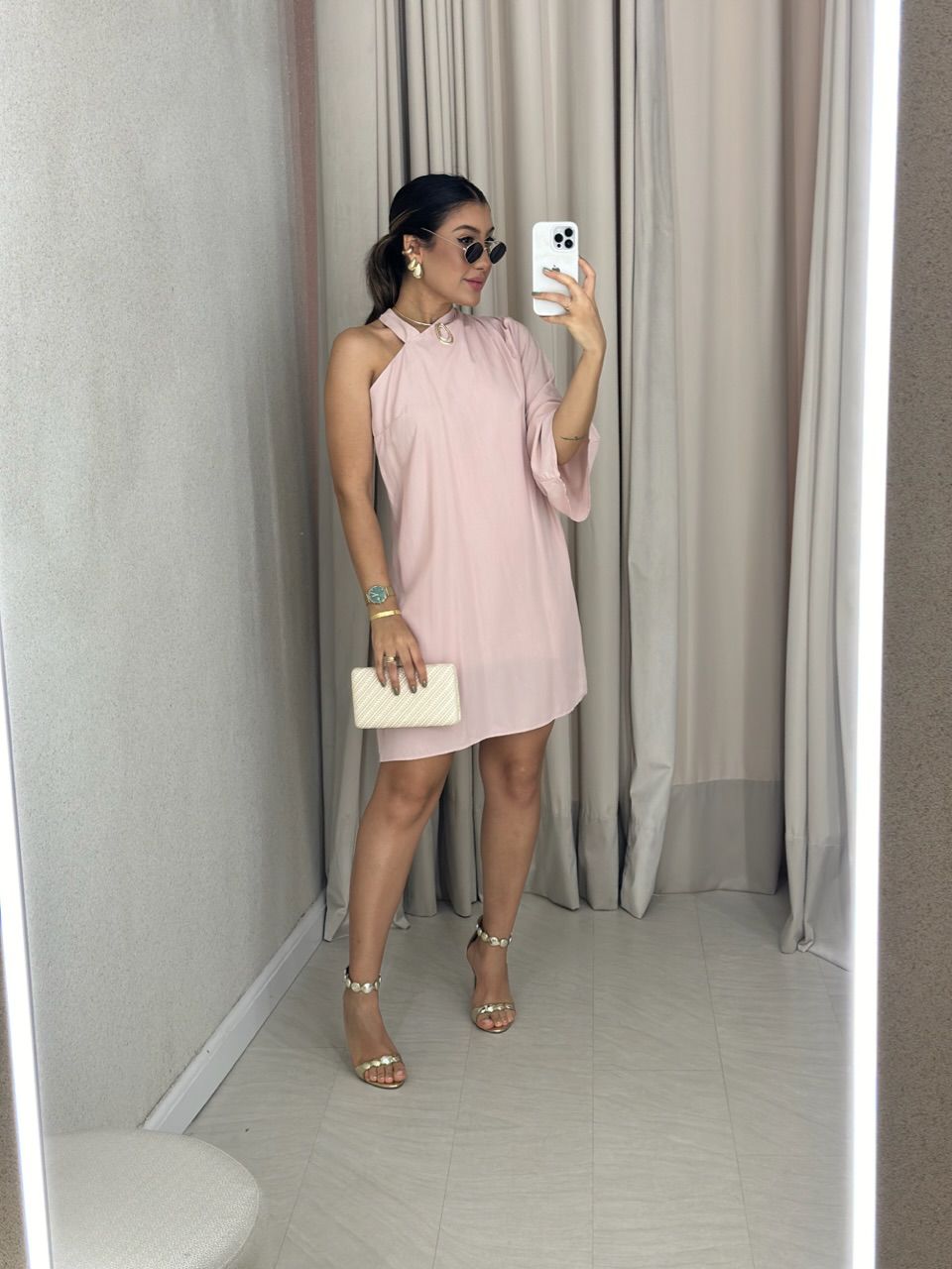 VESTIDO SANDY CURTO ROSÊ
