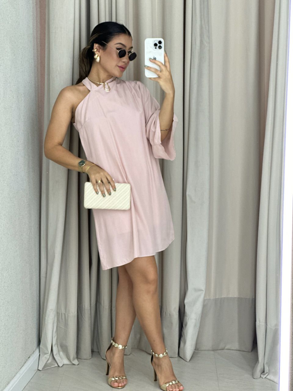VESTIDO SANDY CURTO ROSÊ