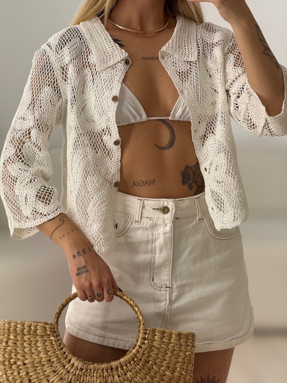 CAMISA MARLY CROCHÊ OFF