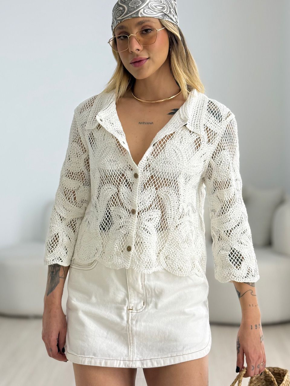 CAMISA MARLY CROCHÊ OFF