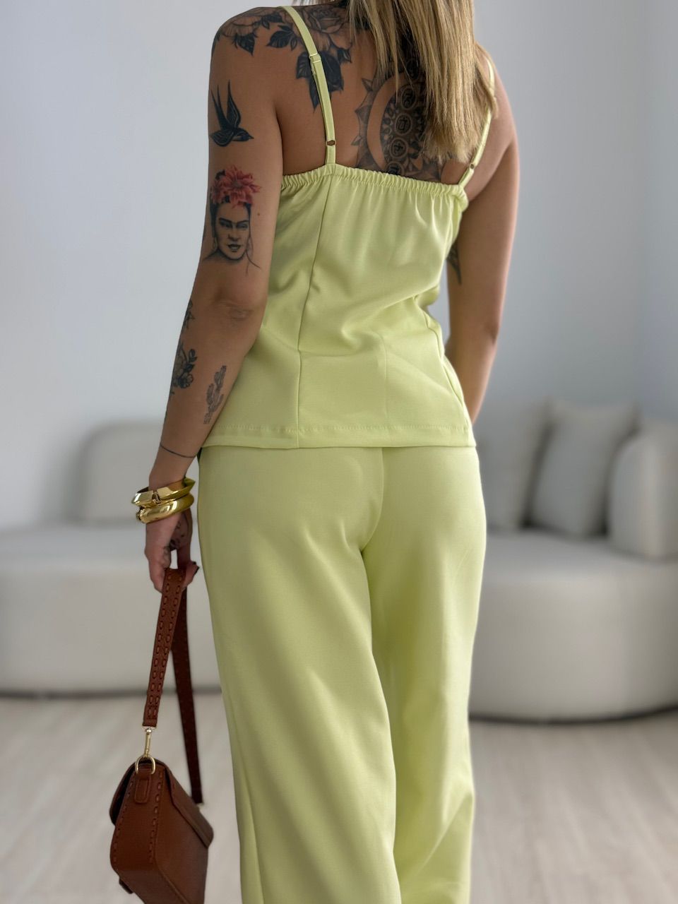 CONJUNTO MARGOT 02 BOTÕES VERDE LIMA