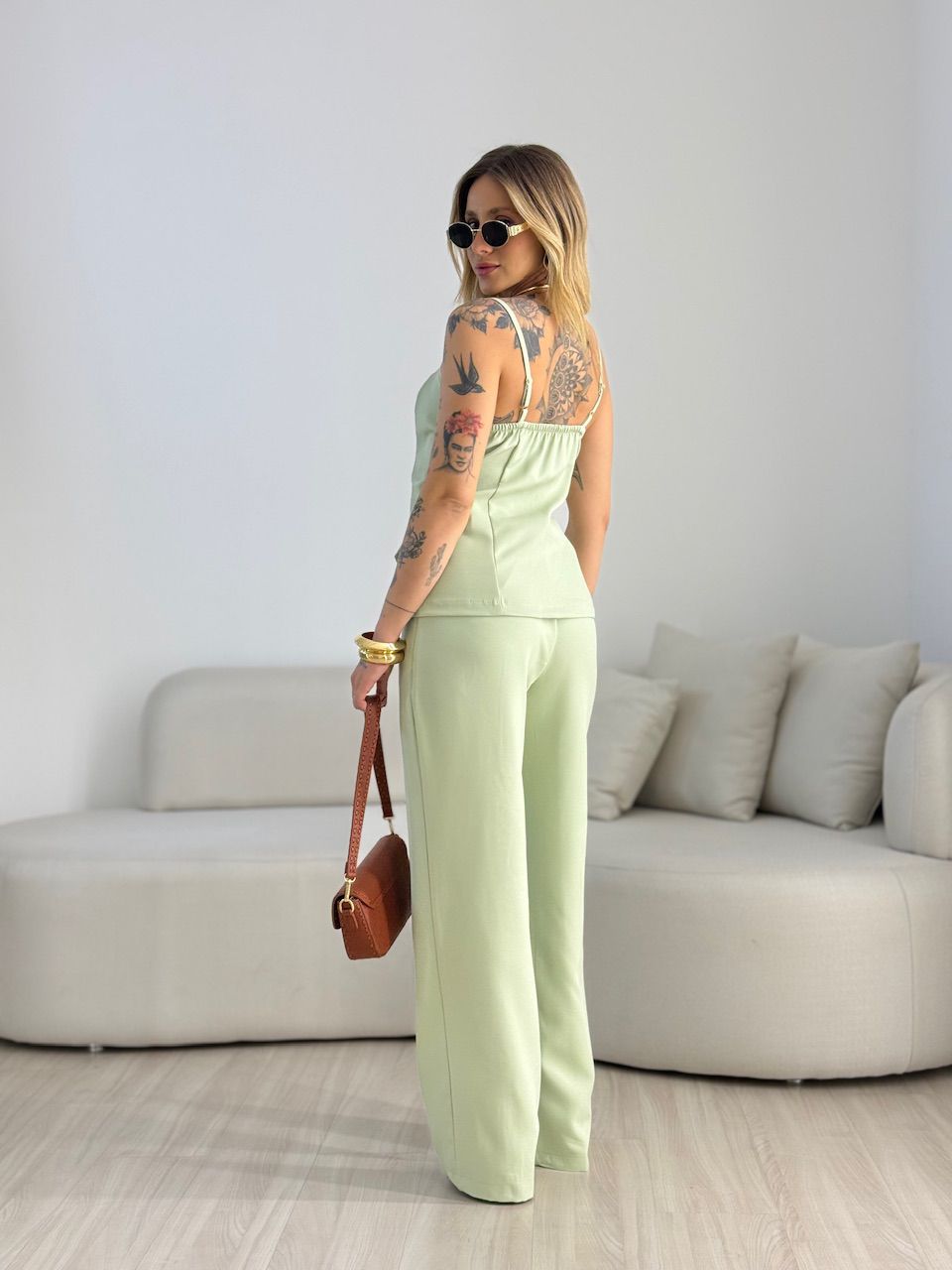 CONJUNTO MARGOT 02 BOTÕES VERDE
