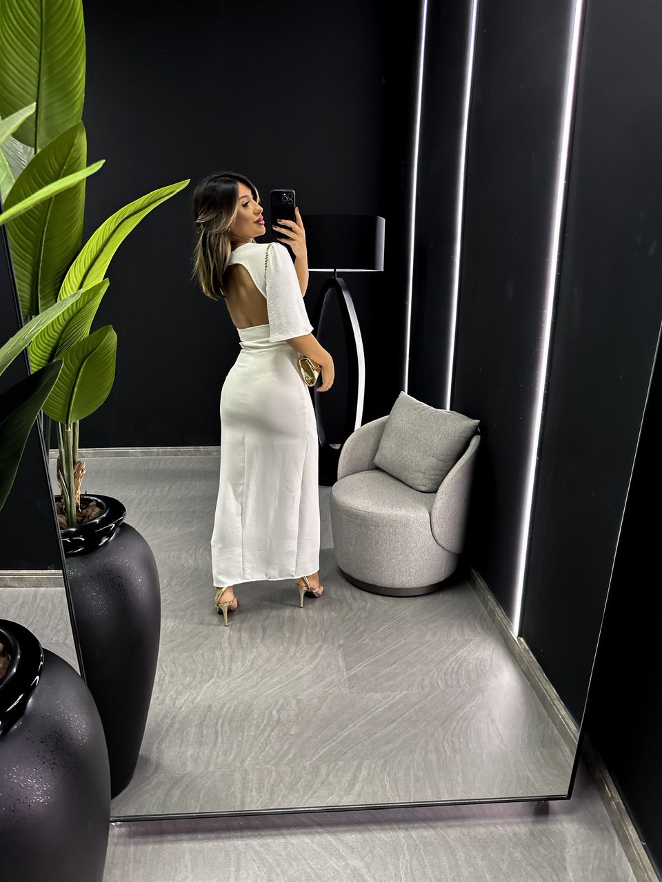 VESTIDO ANABELLE AMARRAÇÃO LATERAL OFF