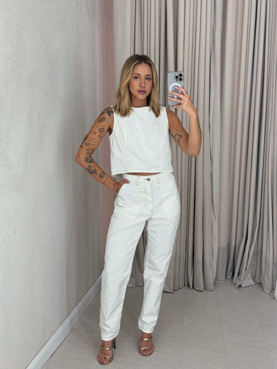 CALÇA CARINA JEANS CRU