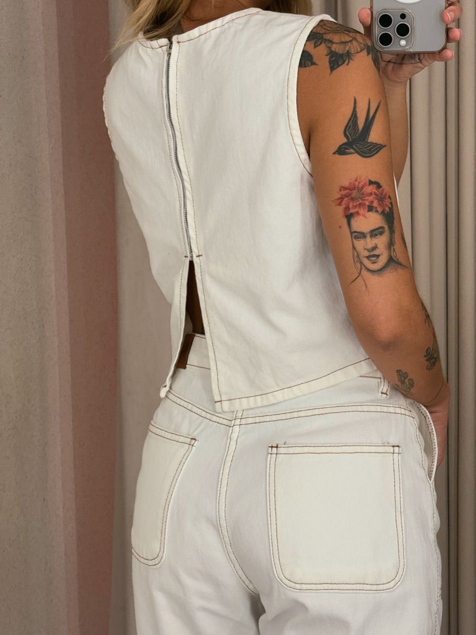 CALÇA CARINA JEANS CRU