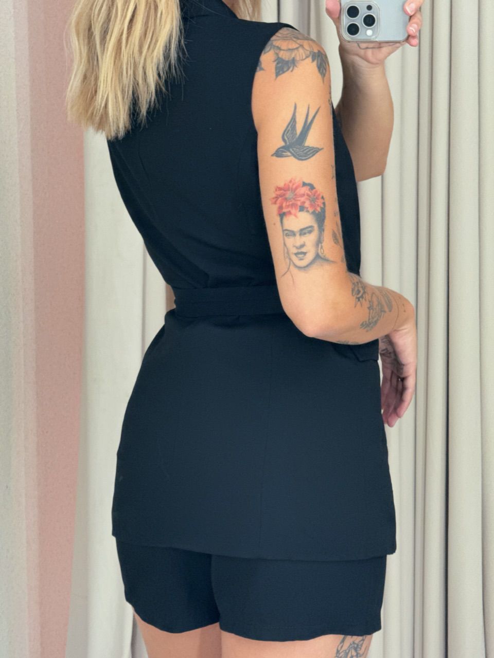 CONJUNTO CÁSSIA SHORT PRETO