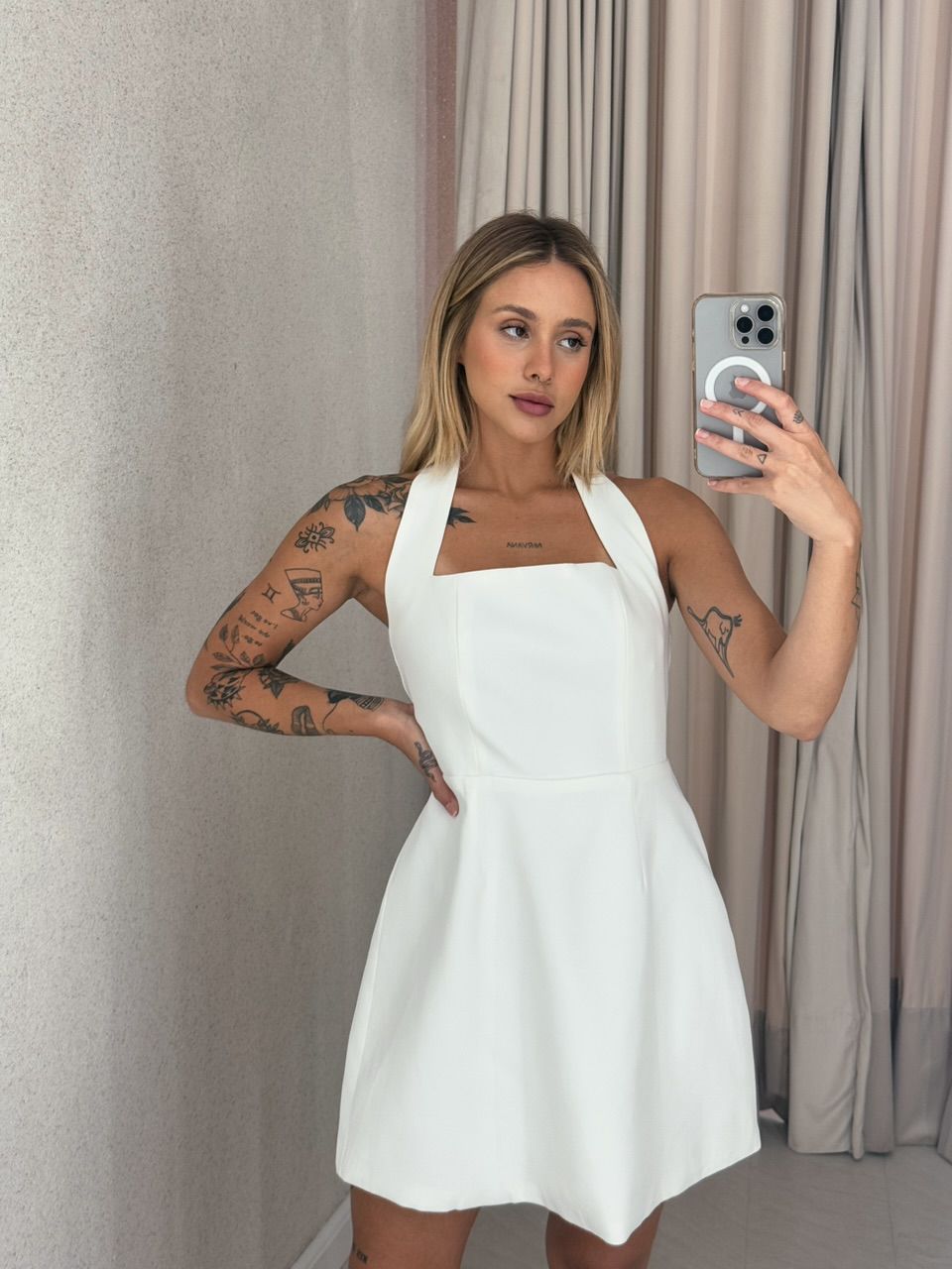 VESTIDO DAMARES FRENTE ÚNICA OFF