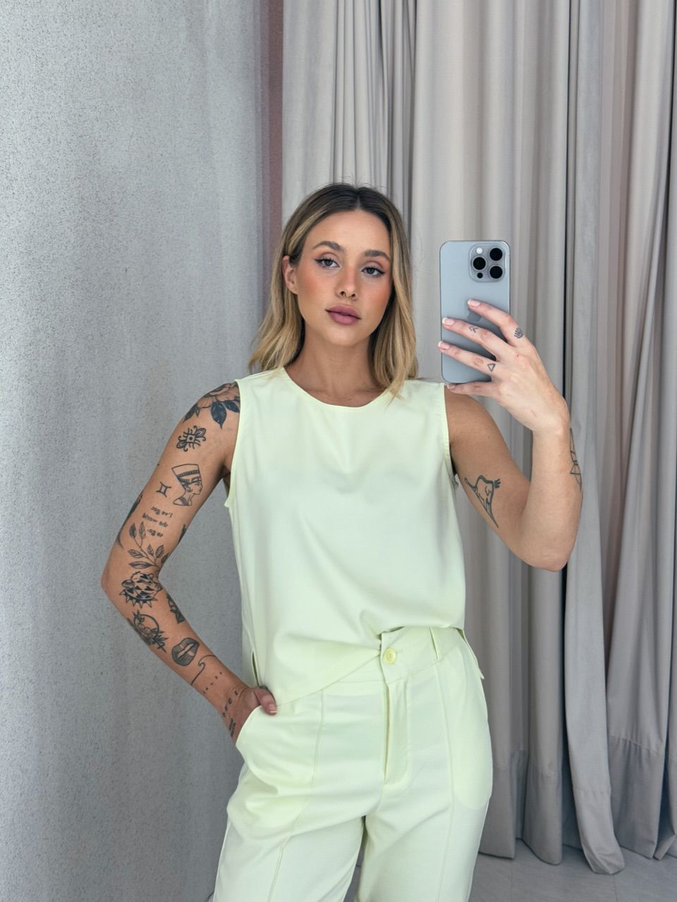 CONJUNTO HELGA CALÇA BABY GREEN