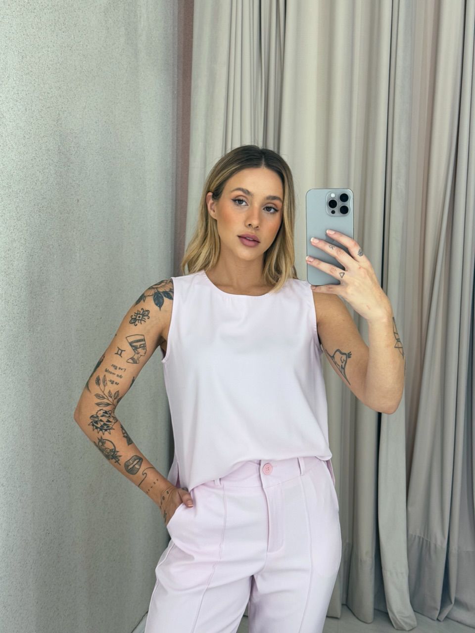 CONJUNTO HELGA CALÇA LILÁS