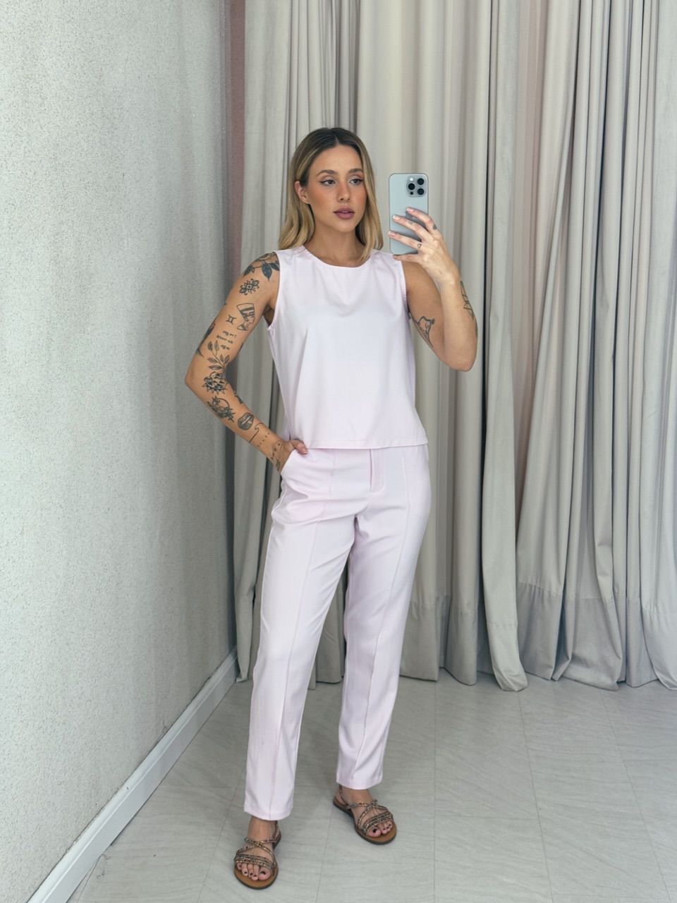 CONJUNTO HELGA CALÇA LILÁS