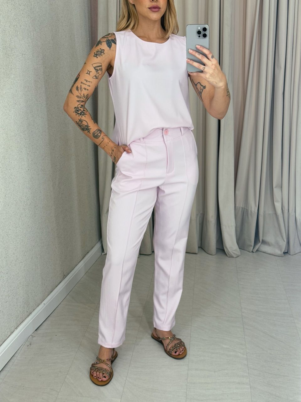 CONJUNTO HELGA CALÇA LILÁS