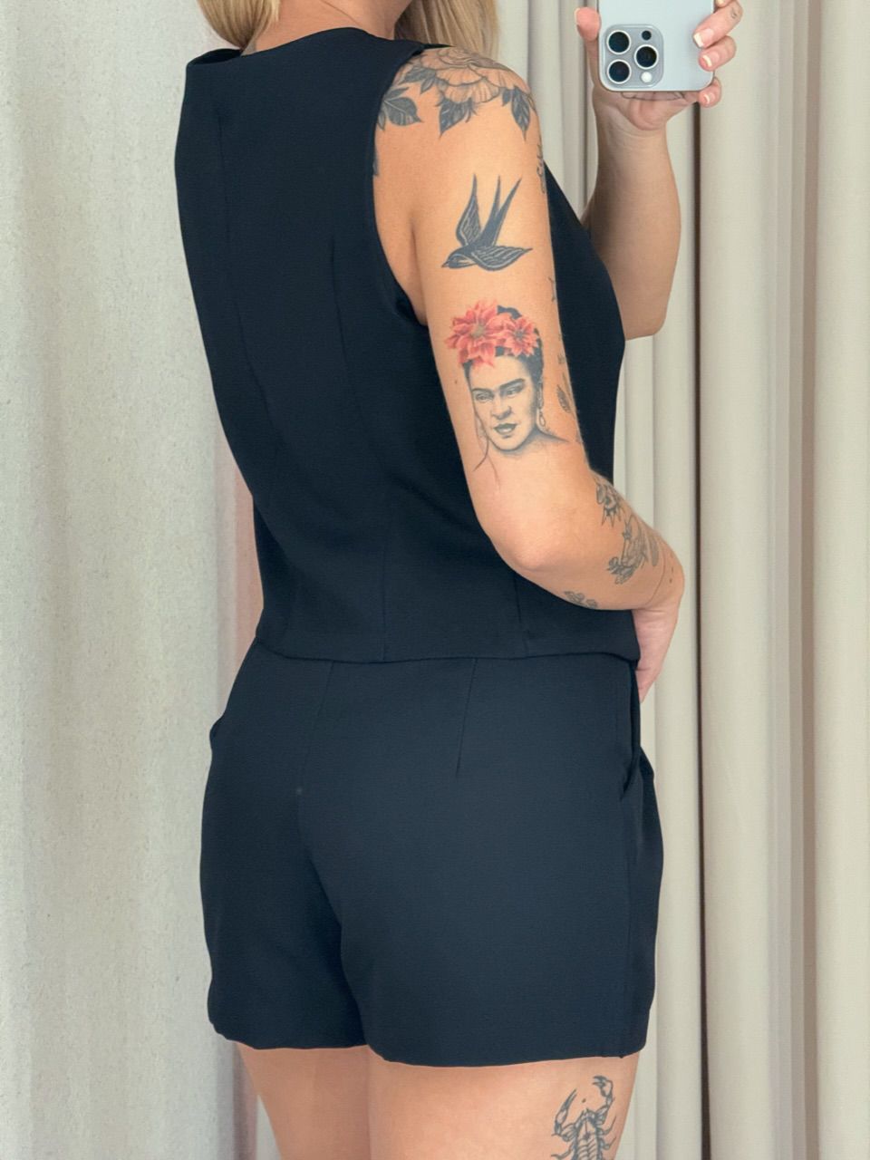 CONJUNTO PETÚNIA SHORT PRETO