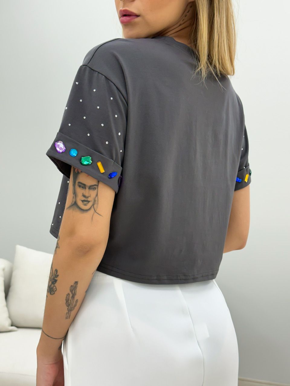 BLUSA ANGEL PEDRARIA CHUMBO