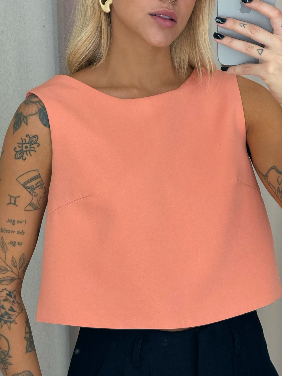 BLUSA SILVANA AMARRAÇÃO SALMÃO