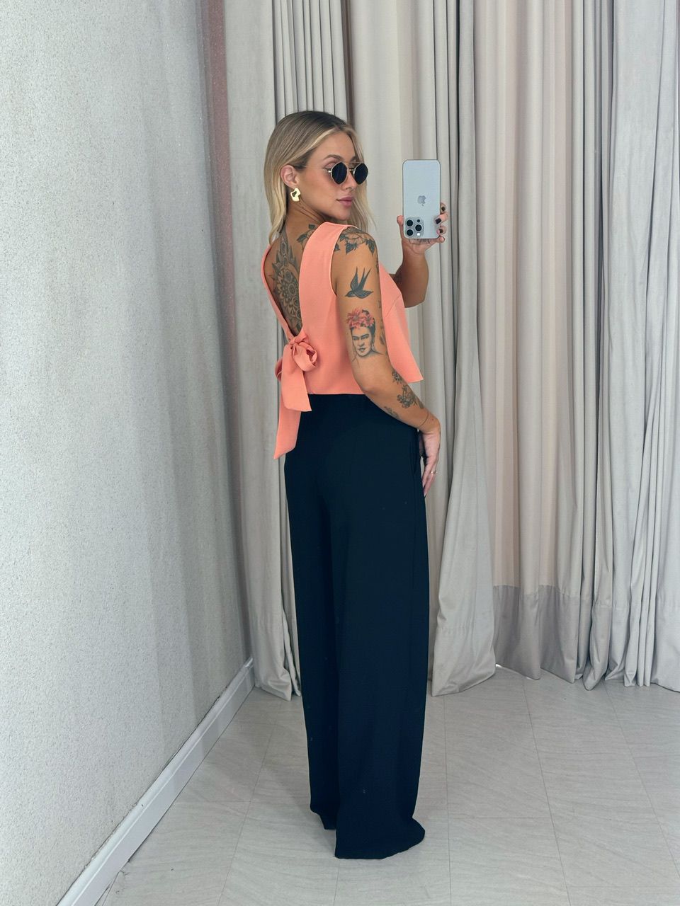 BLUSA SILVANA AMARRAÇÃO SALMÃO