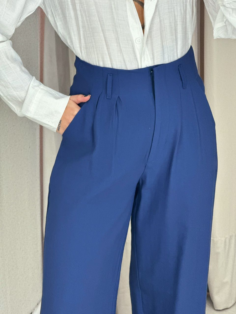 CALÇA IOLANDA 02 PANTALONA marinho