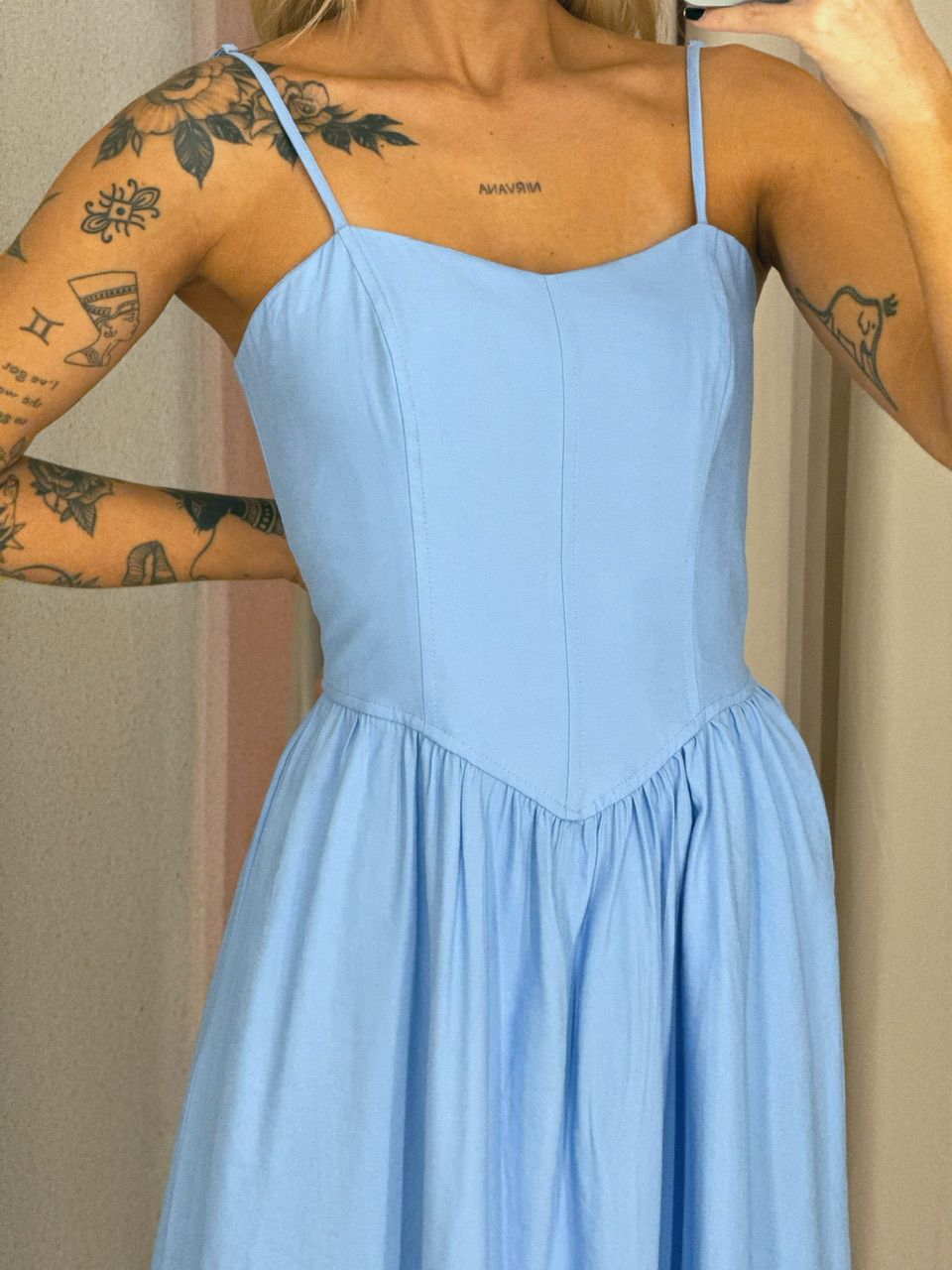 VESTIDO LIDIANE ALÇA BABY BLUE