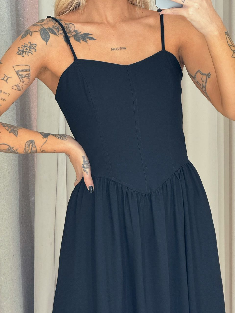 VESTIDO LIDIANE ALÇA preto