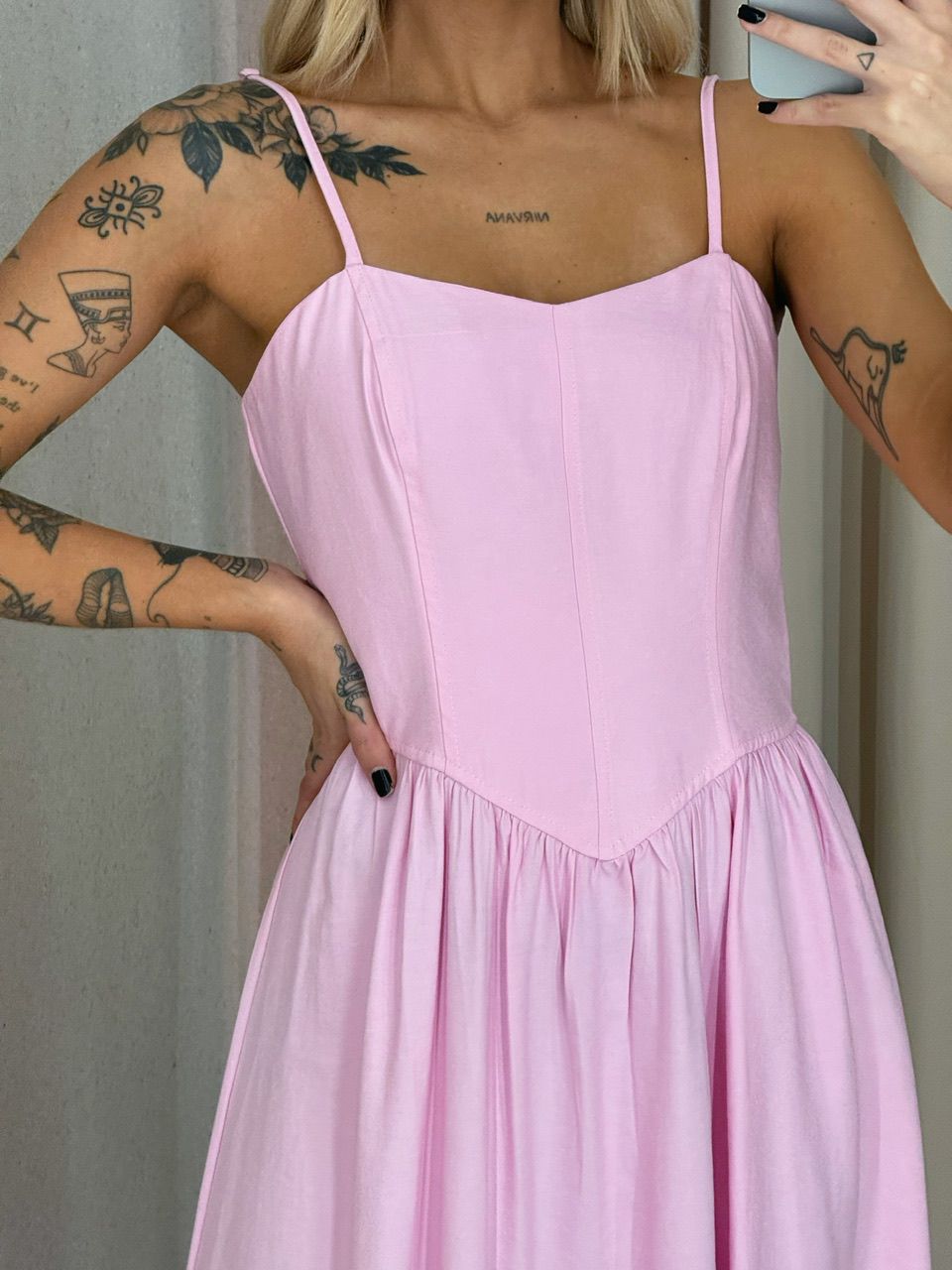 VESTIDO LIDIANE ALÇA Rosa
