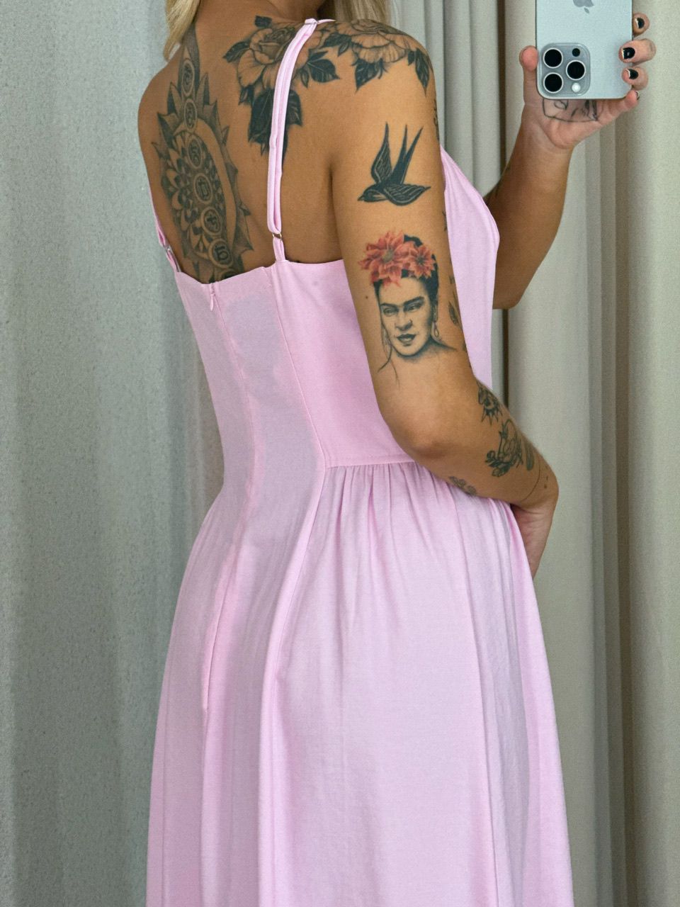 VESTIDO LIDIANE ALÇA Rosa