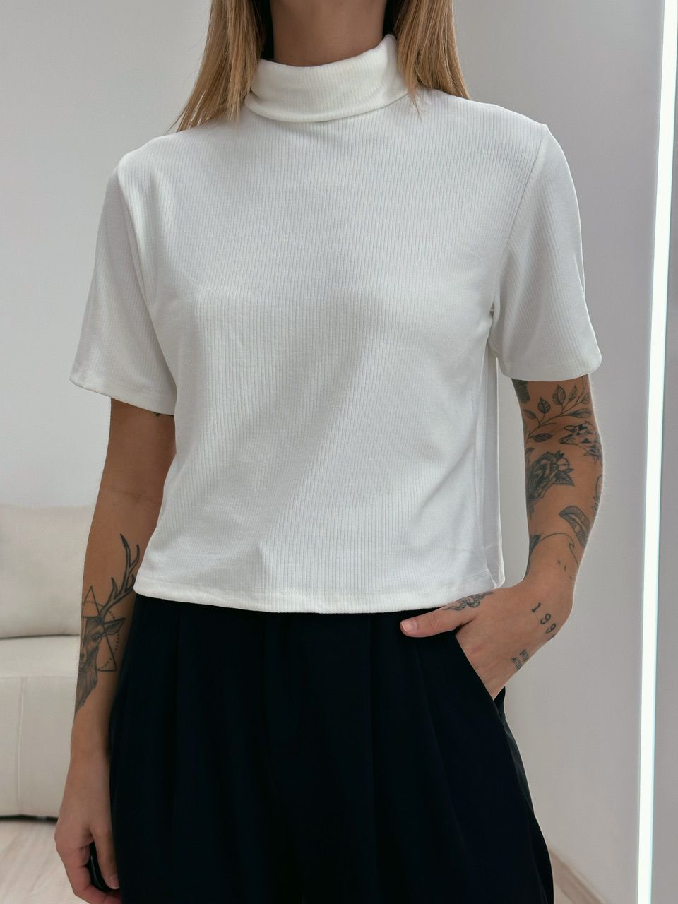 BLUSA LÍVIA CANELADA OFF - 0049900048 - CAROLLA FERRARO