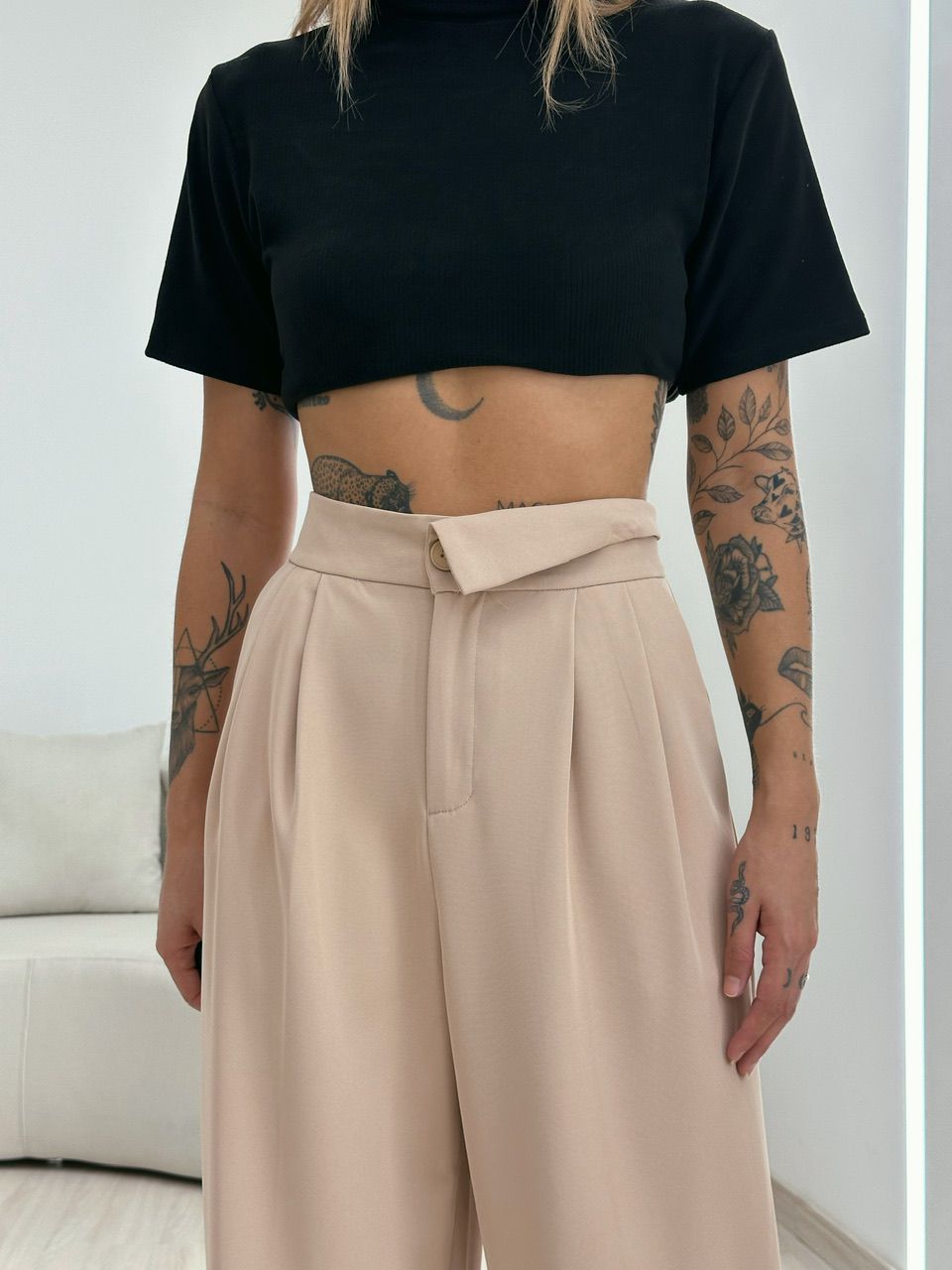 CALÇA ELISA PANTALONA NUDE