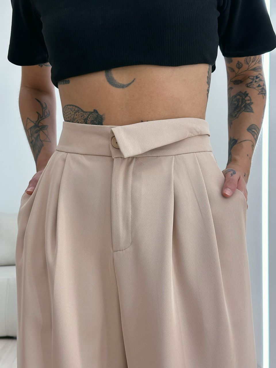 CALÇA ELISA PANTALONA NUDE