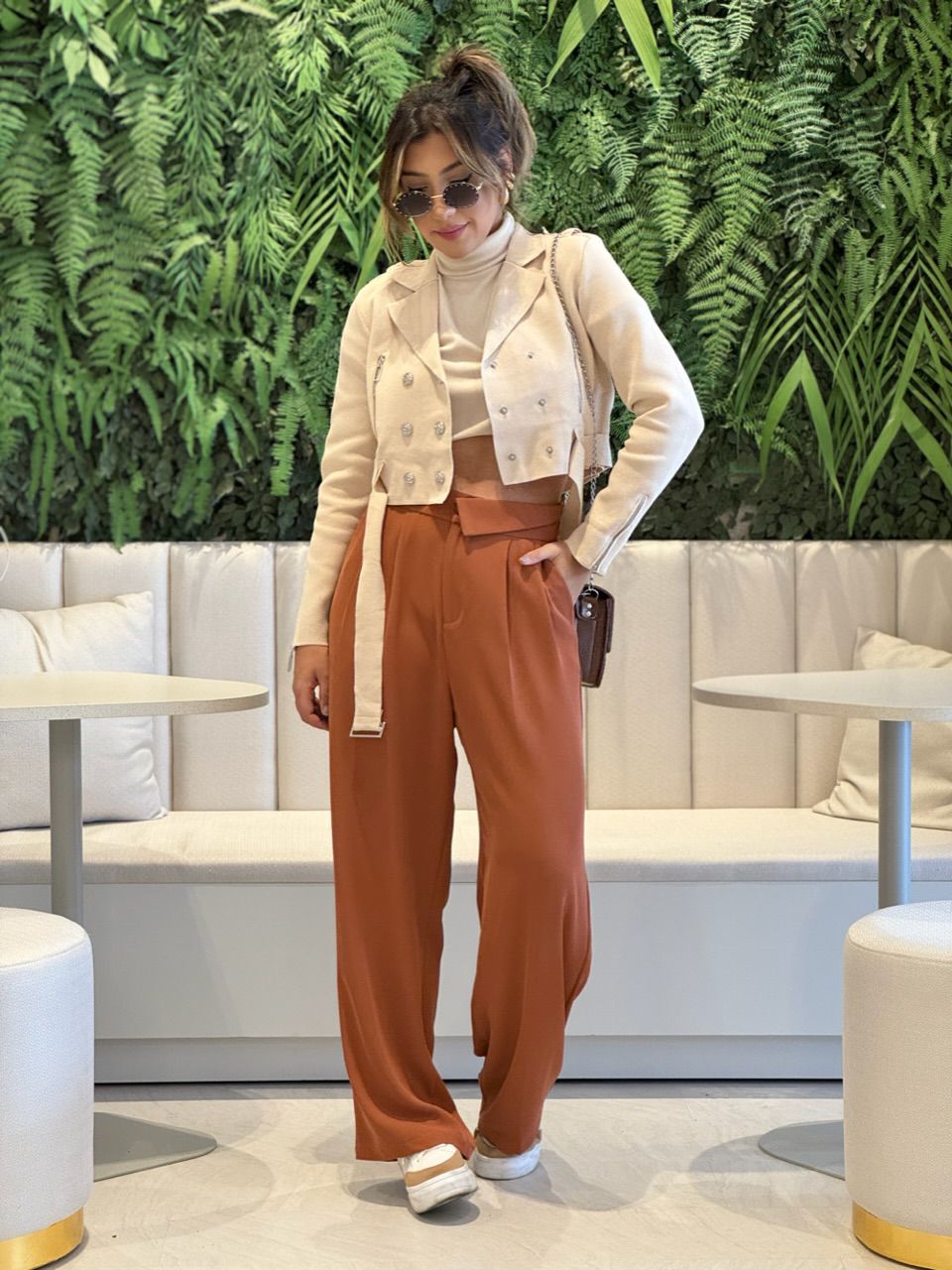 CALÇA ELISA PANTALONA TERRA 