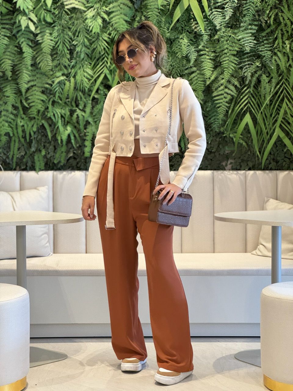 CALÇA ELISA PANTALONA TERRA 