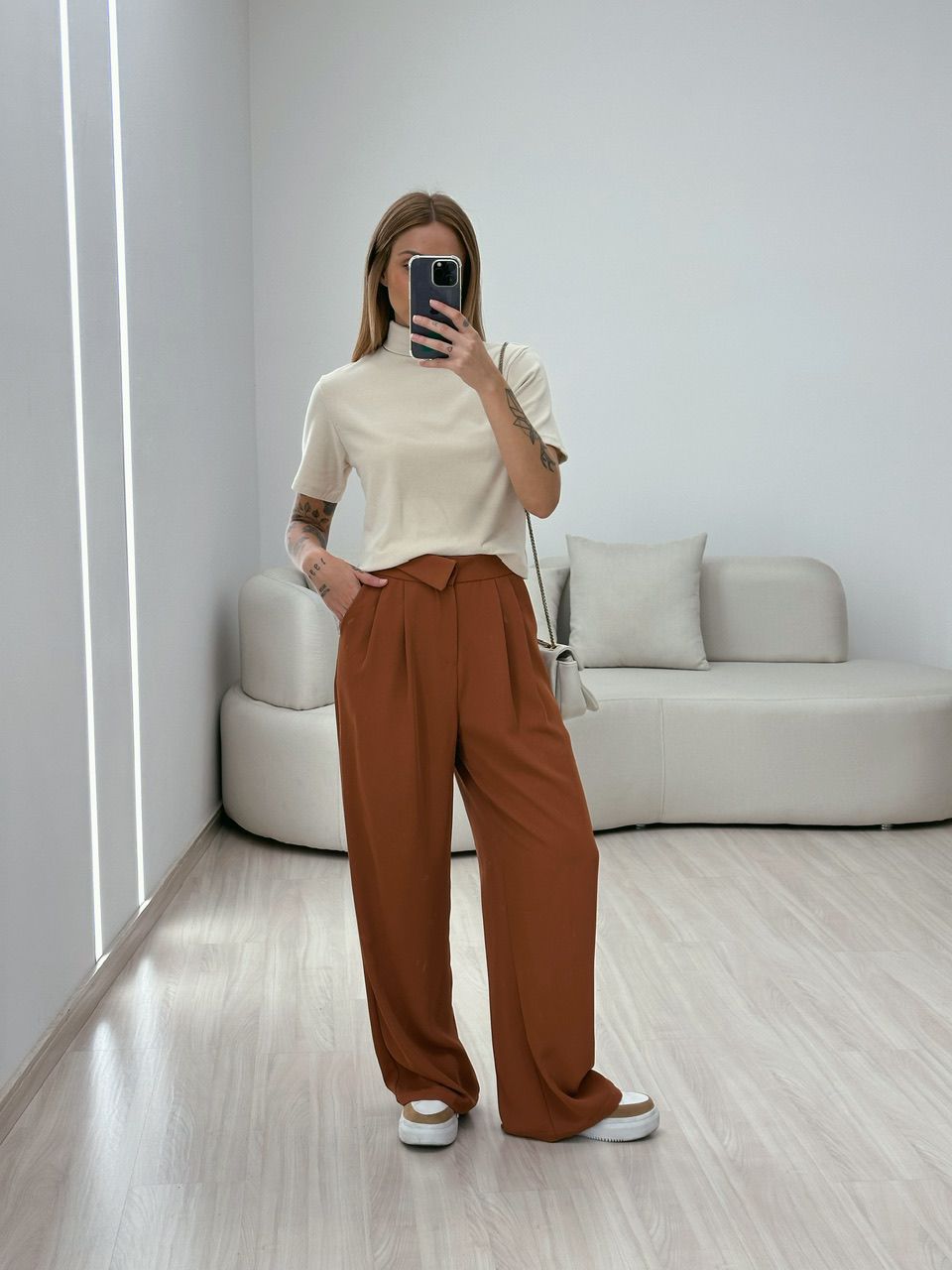 CALÇA ELISA PANTALONA TERRA 