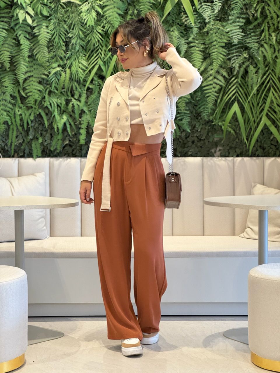 CALÇA ELISA PANTALONA TERRA 