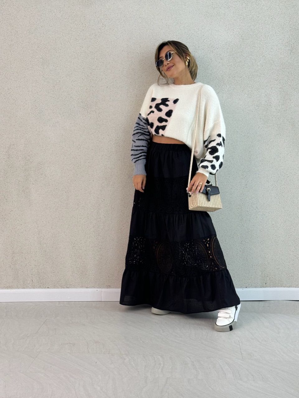 TRICOT ANIMAL PRINT OFF