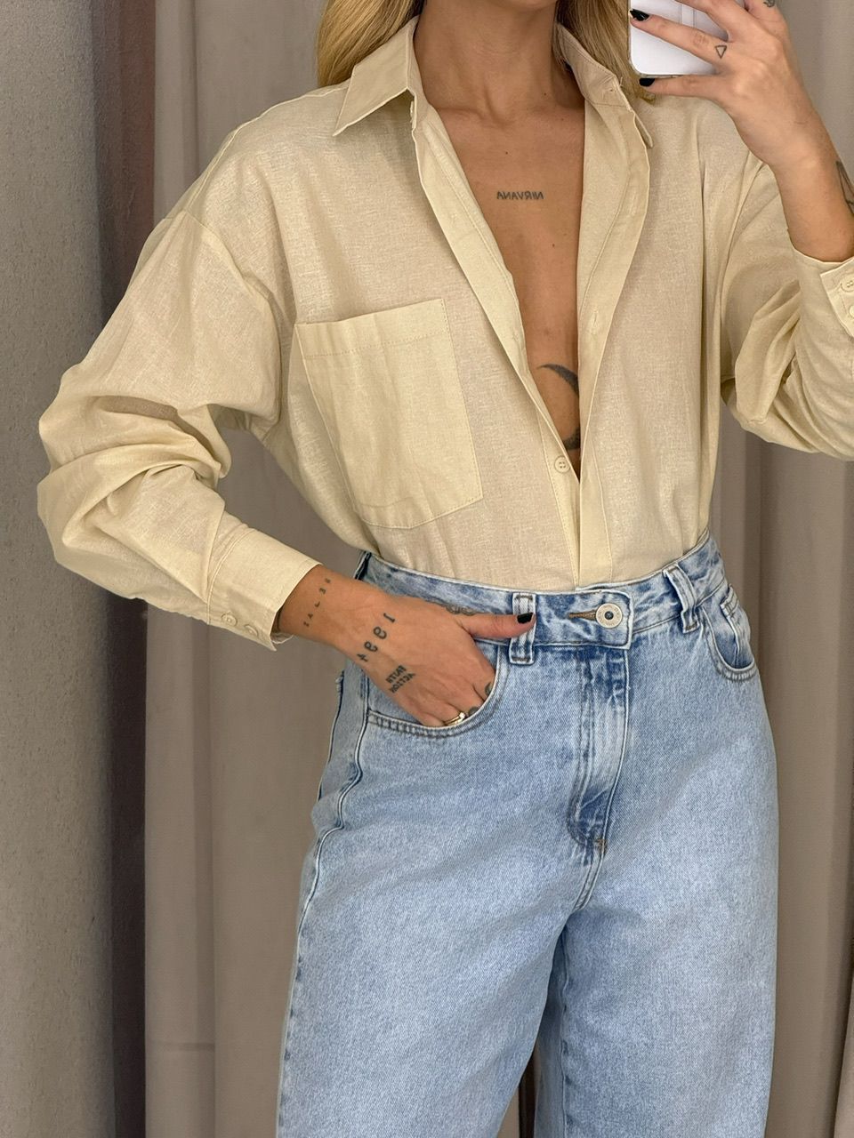 CAMISA RITA LISA AREIA