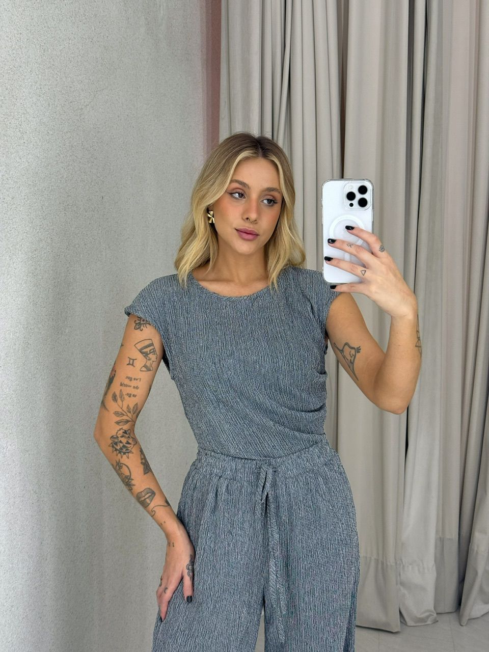 CONJUNTO ELIZABETH CALÇA PRETO