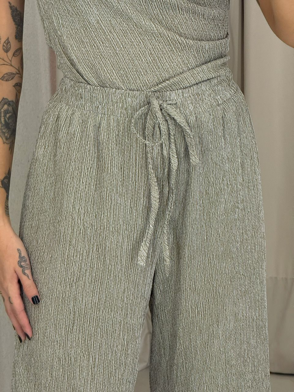 CONJUNTO ELIZABETH CALÇA VERDE