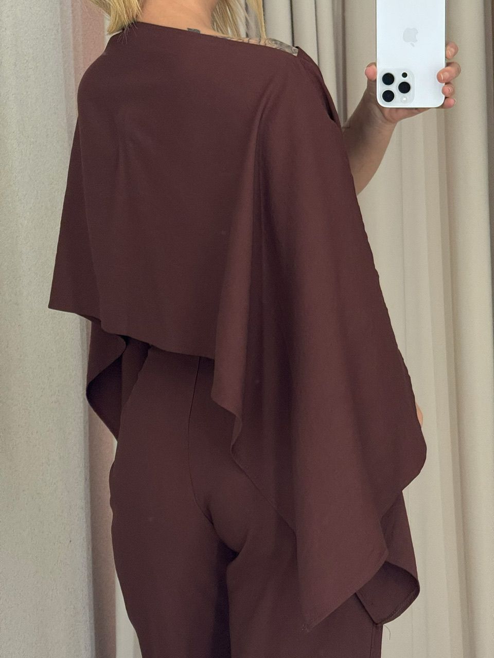 CONJUNTO FLAVIANA CAPA MARROM