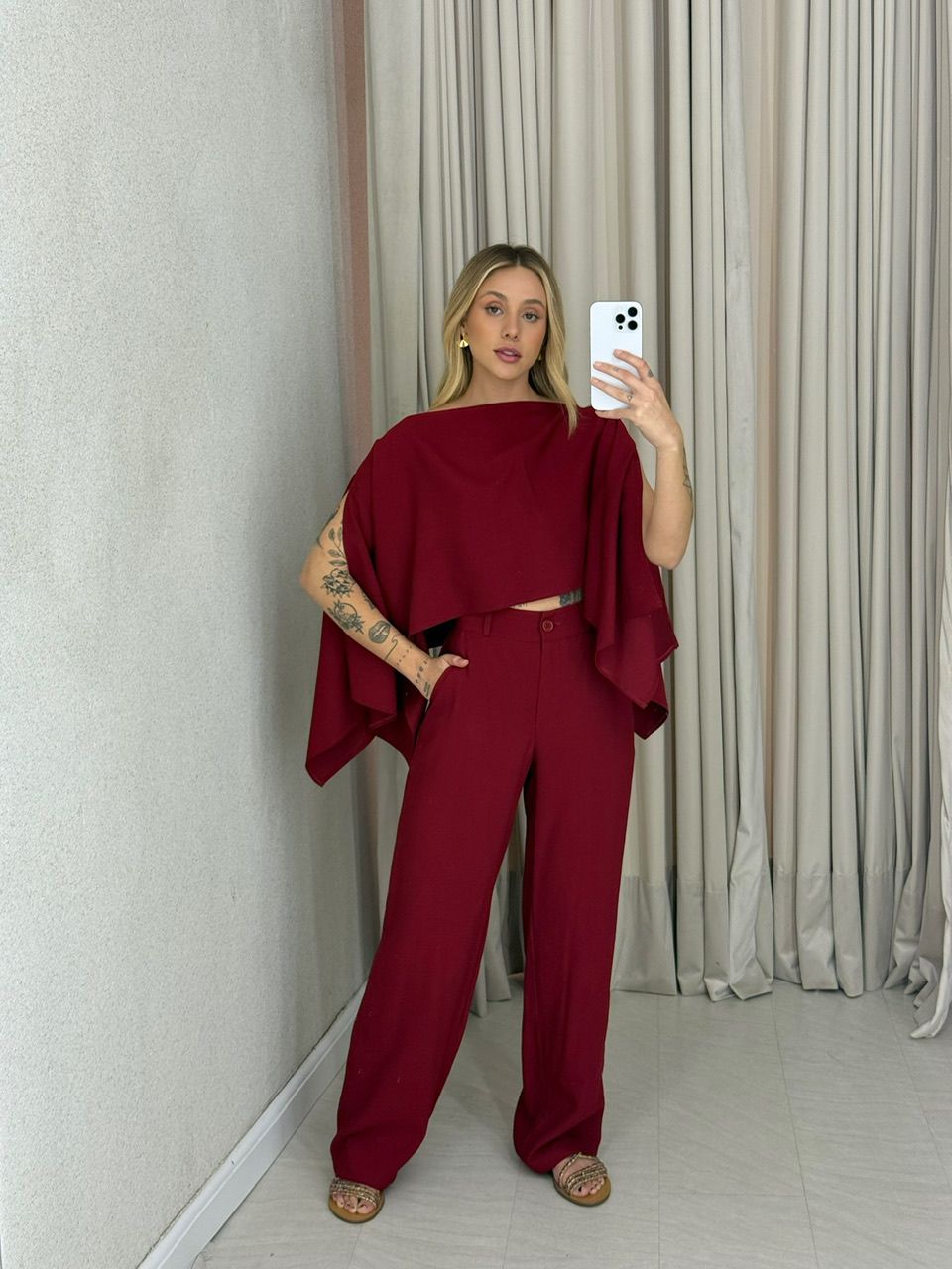 CONJUNTO FLAVIANA CAPA VINHO