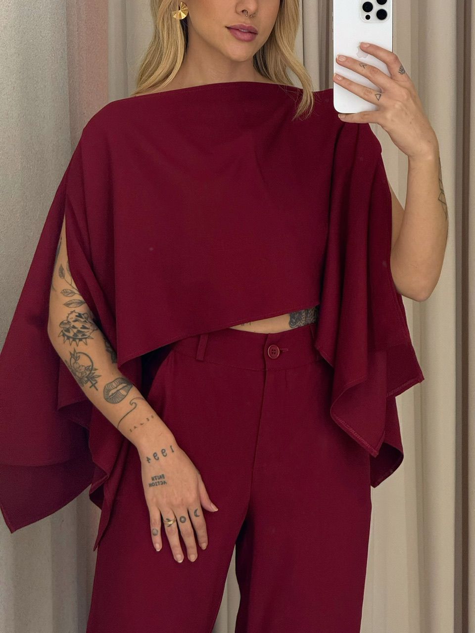 CONJUNTO FLAVIANA CAPA VINHO