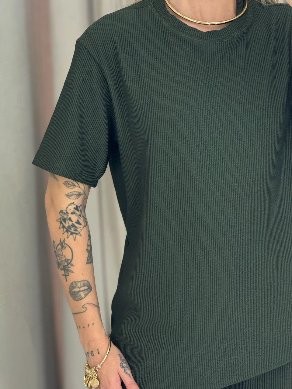 CONJUNTO IRENE BLUSA CALÇA verde