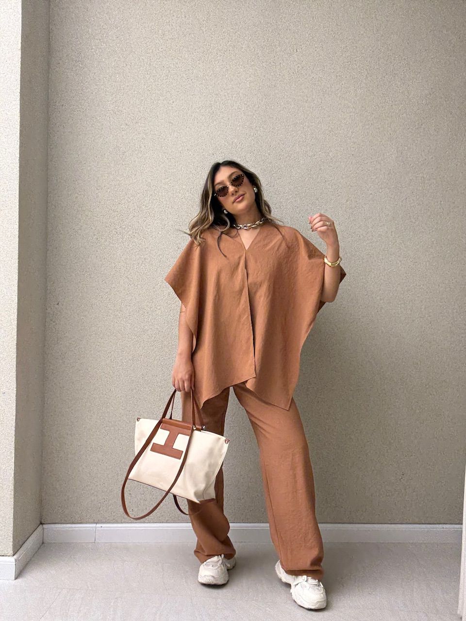 CONJUNTO FLAVIANA CAPA NUDE - 0064490049 - CAROLLA FERRARO