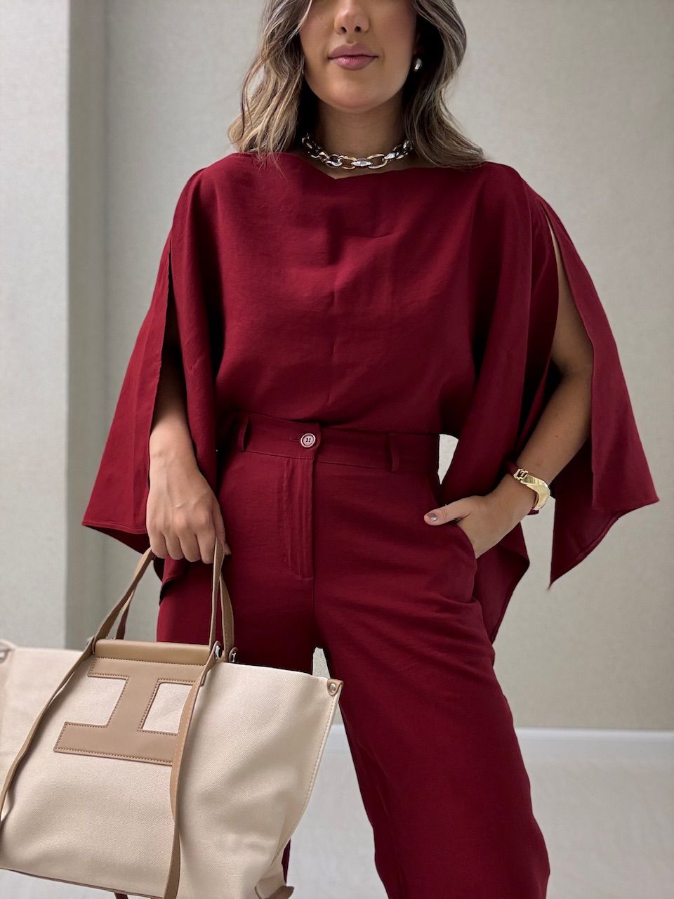 CONJUNTO FLAVIANA CAPA VINHO