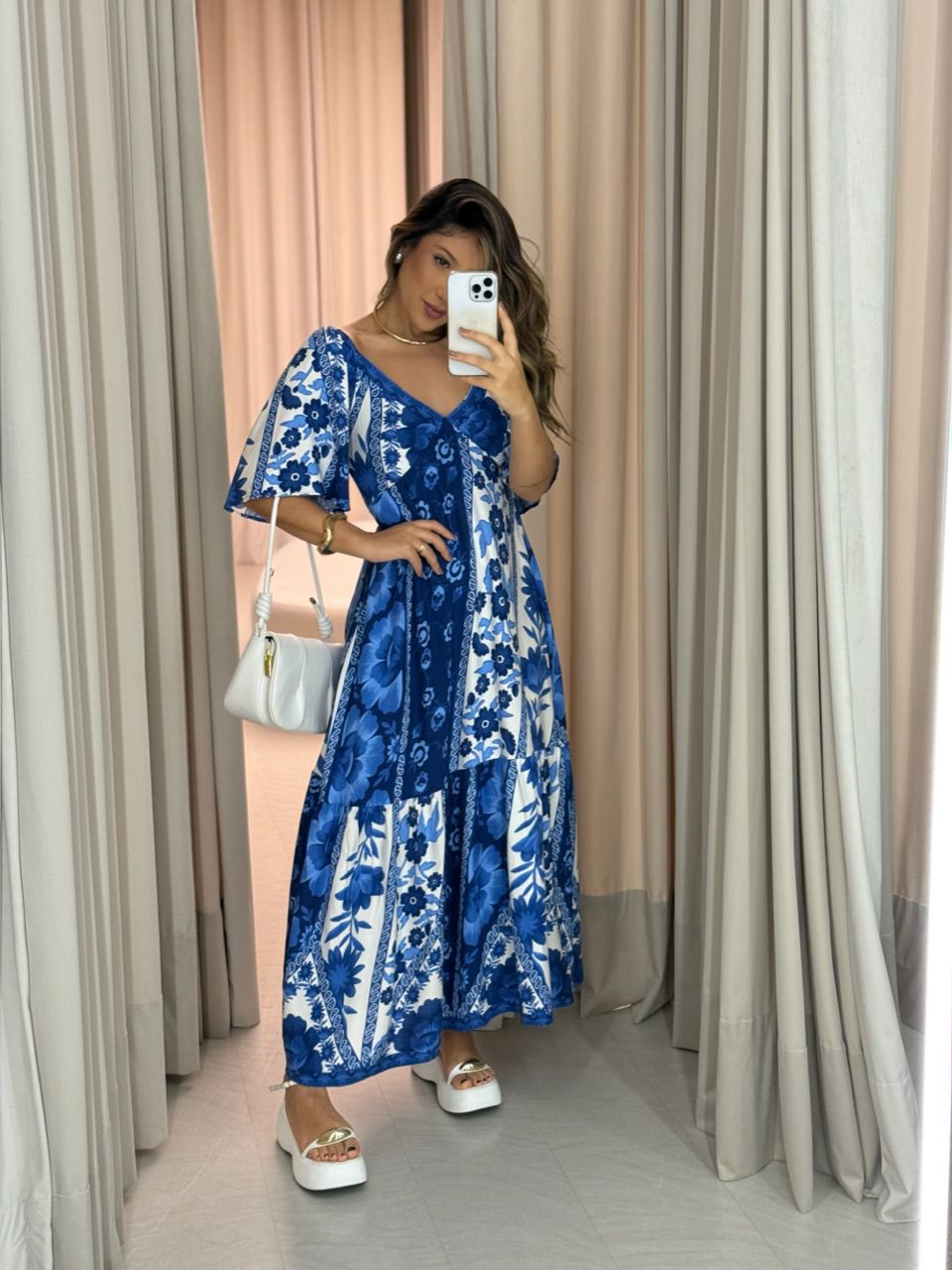 VESTIDO NATASHA ESTAMPADO AZUL