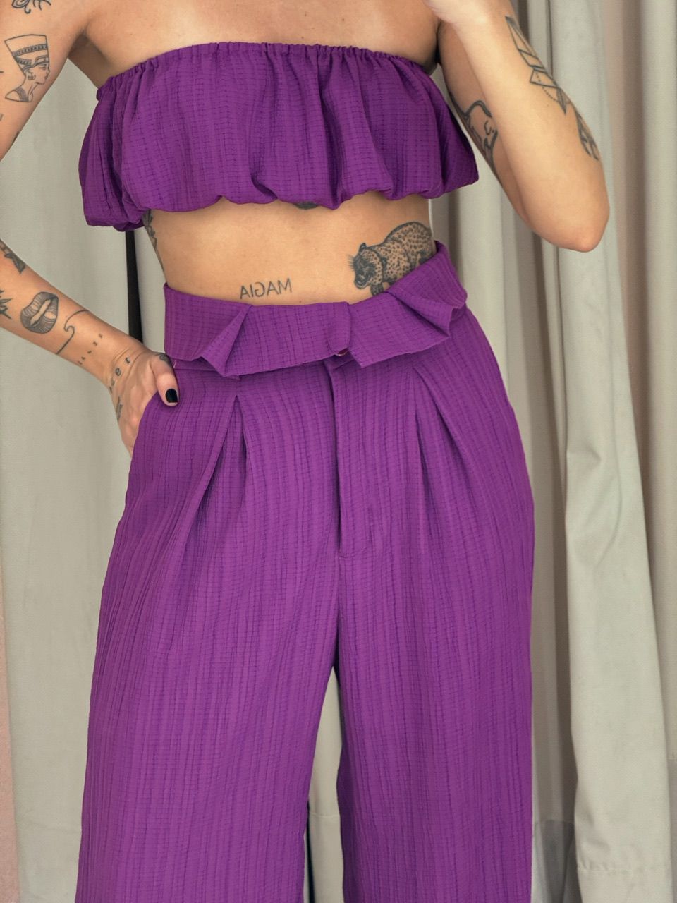 CALÇA CF CLOCHARD FUCSIA
