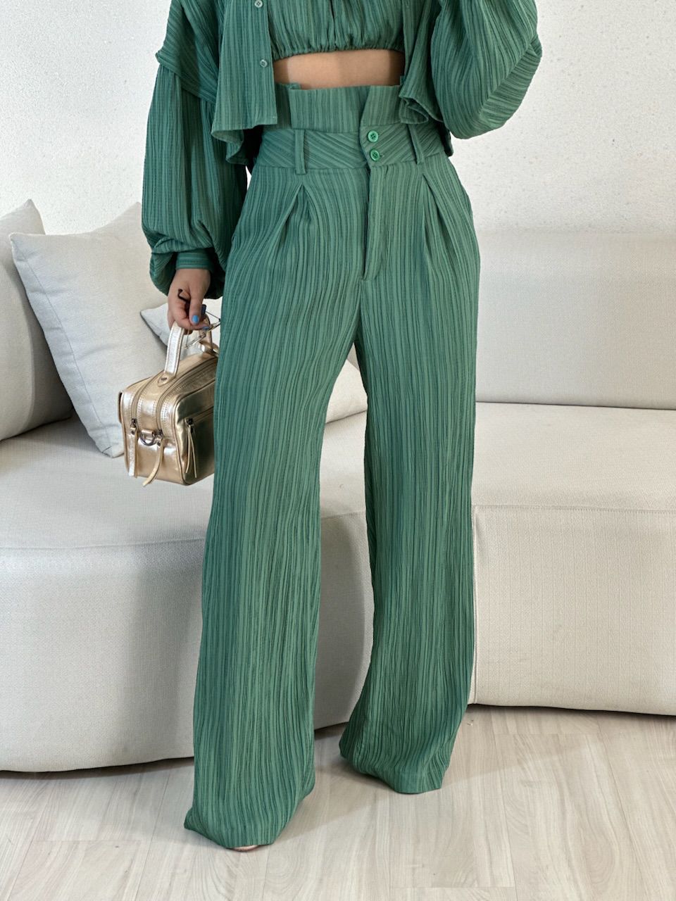 CALÇA CF CLOCHARD verde