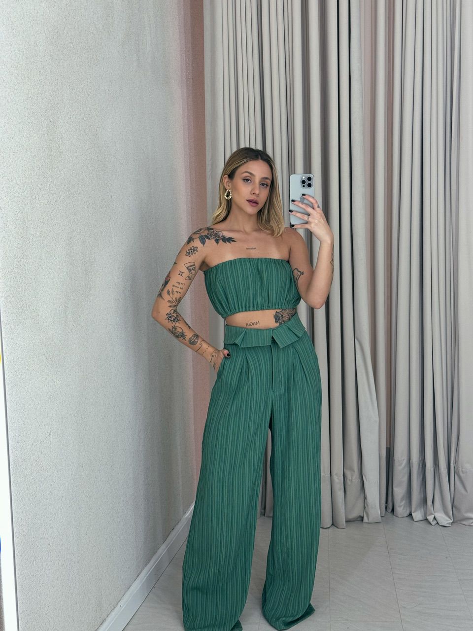 CALÇA CF CLOCHARD verde