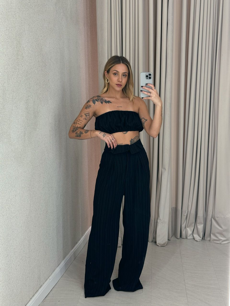 TOP FAIXA CF VIVI preto