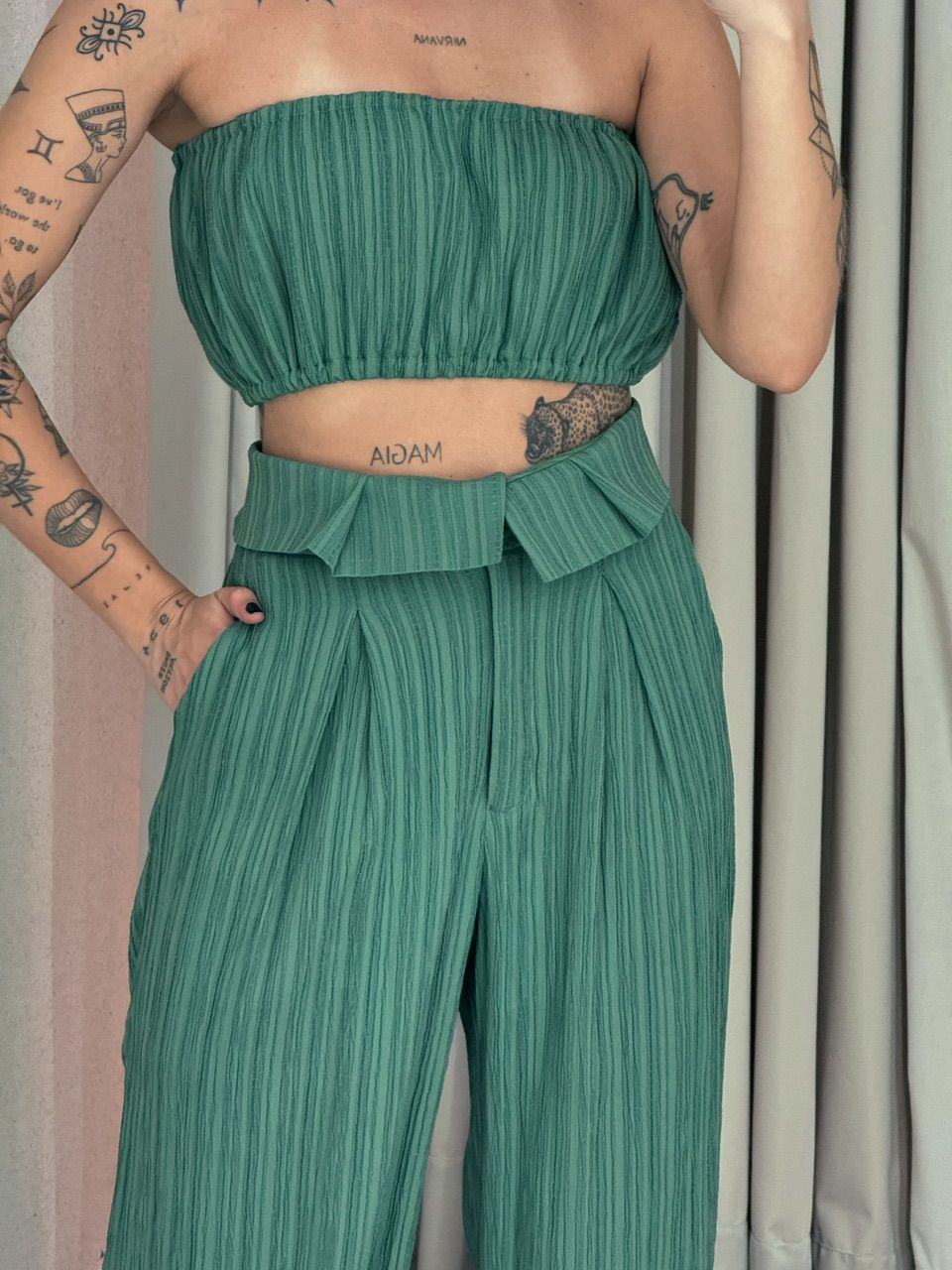 TOP FAIXA CF VIVI verde
