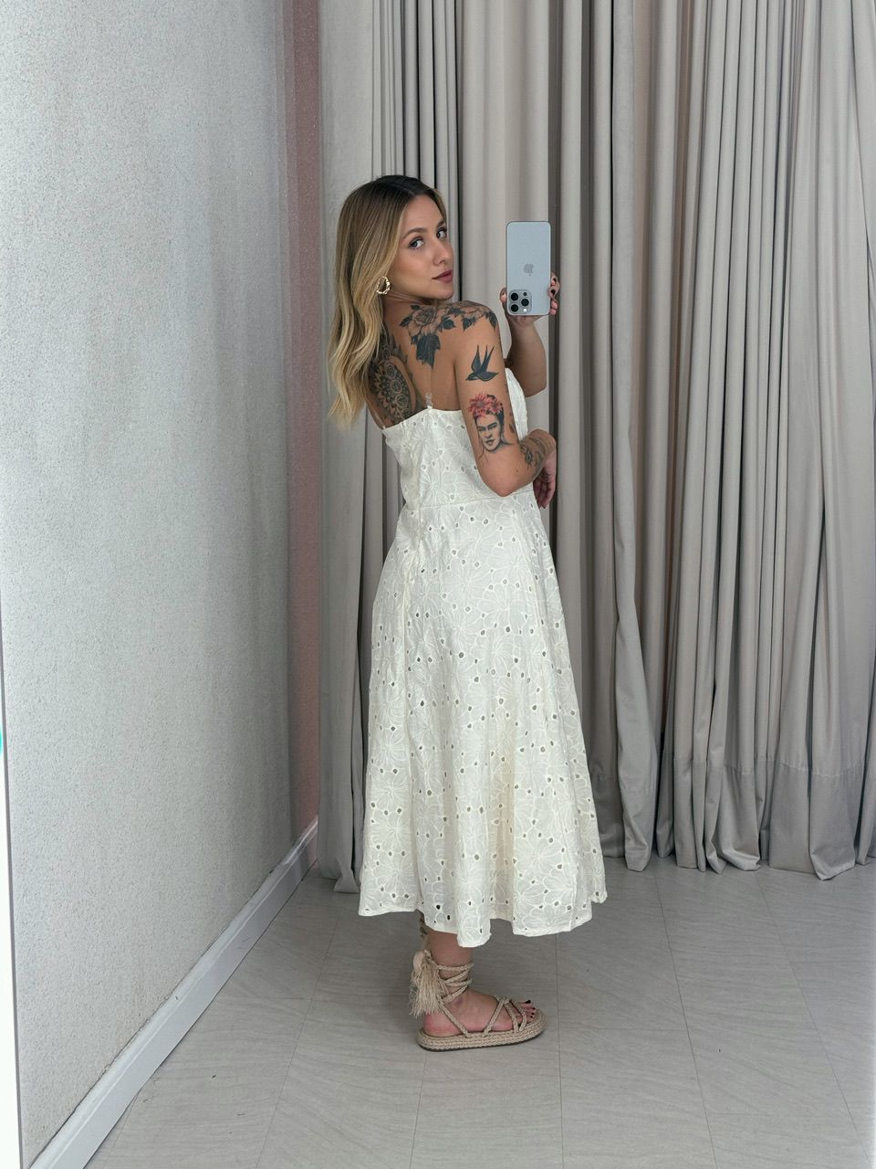 VESTIDO RUTE LAISE creme