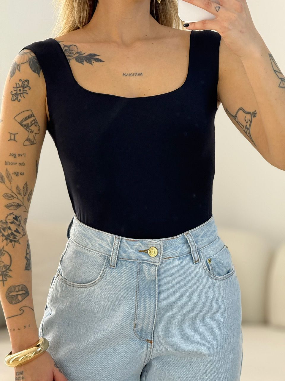 BODY LARA CF CAVADO preto
