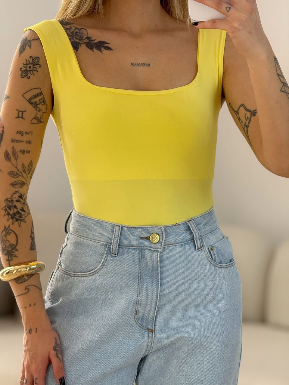 BODY LARA CF CAVADO YELLOW BUTTER